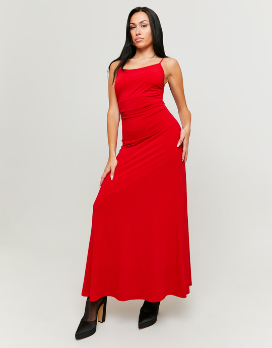 Robe Longue Rouge Dos Nu | TALLY WEiJL