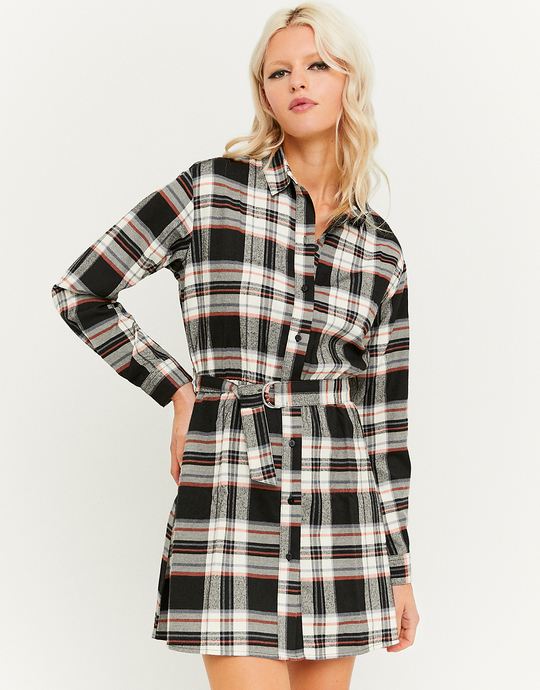 Vestito Mini a Maniche Lunghe Nero | TALLY WEiJL