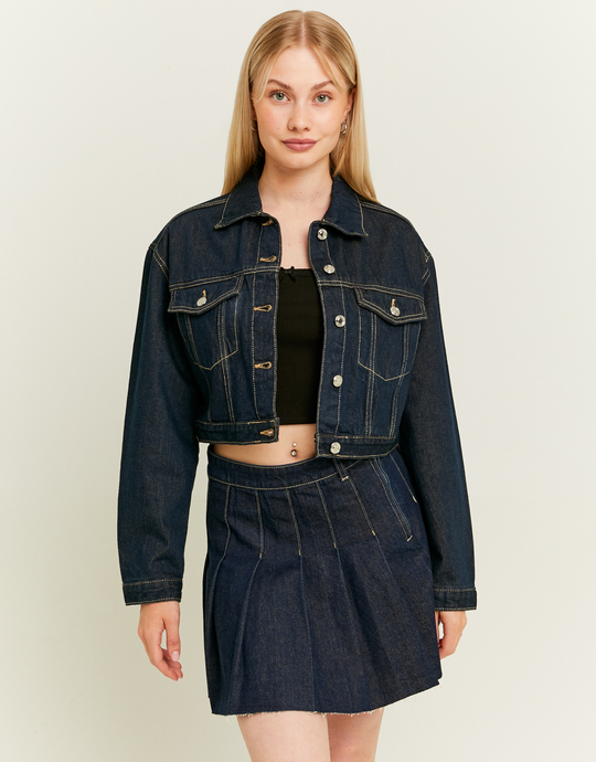Veste en Jean Bleu Foncé | TALLY WEiJL