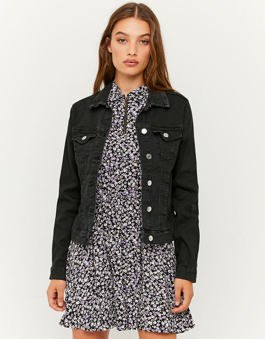 Veste en Jean Noire | TALLY WEiJL