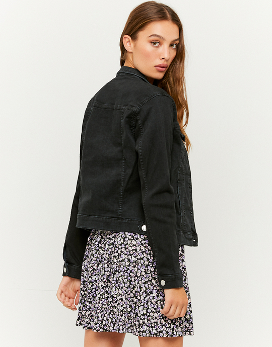 Veste en Jean Noire | TALLY WEiJL