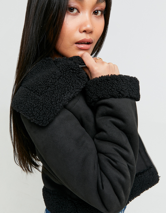 Veste Aviateur Noire | TALLY WEiJL