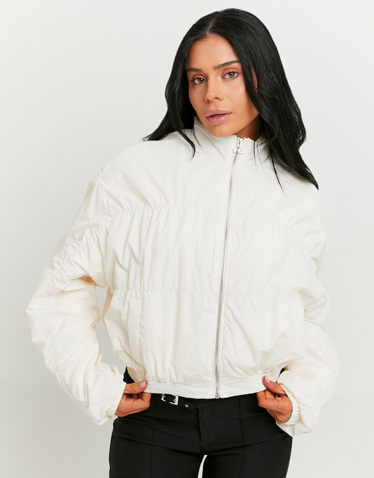 Weiße Oversized Jacke | TALLY WEiJL