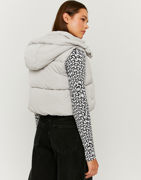 Graue Steppjacke mit Kapuze | TALLY WEiJL