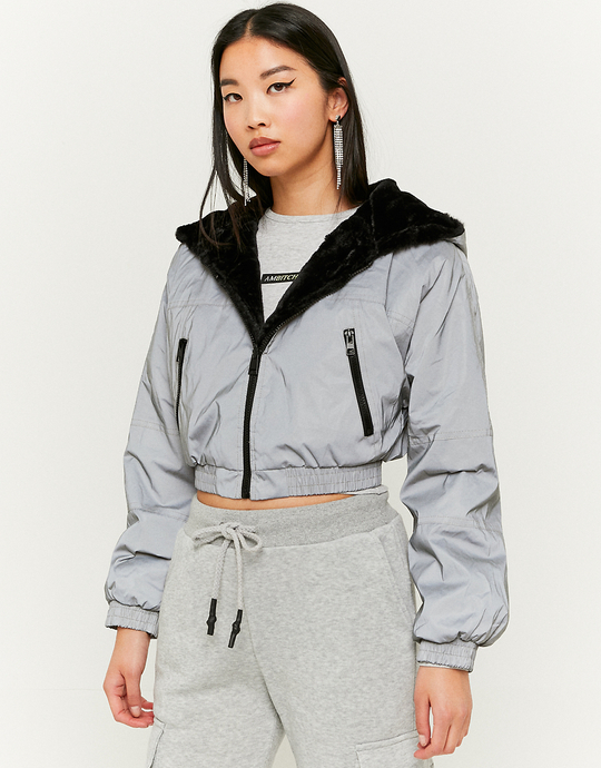 Reflective Hooded Jacket | TALLY WEiJL