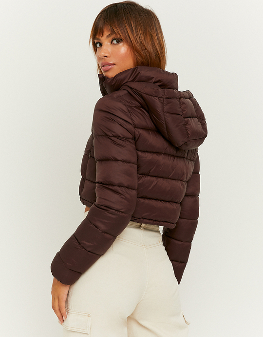 Doudoune Légère Courte Marron | TALLY WEiJL