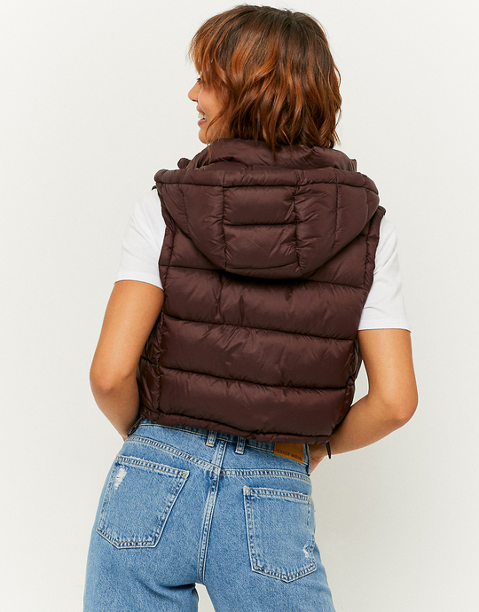 Braune ärmellose Jacke | TALLY WEiJL