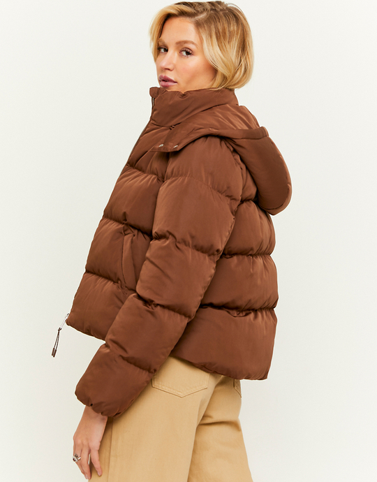 Braune Steppjacke mit Kapuze | TALLY WEiJL