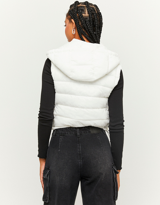 Doudoune légère sans manches blanche | TALLY WEiJL