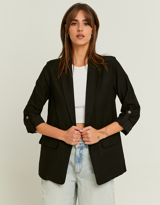 Blazer Leggero Fit Morbido Nero | TALLY WEiJL
