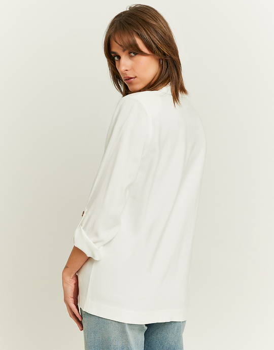 Biała lekka luźna marynarka | TALLY WEiJL