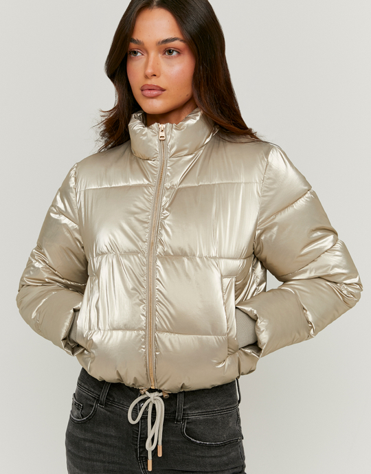 Golden Padded Jacket | TALLY WEiJL