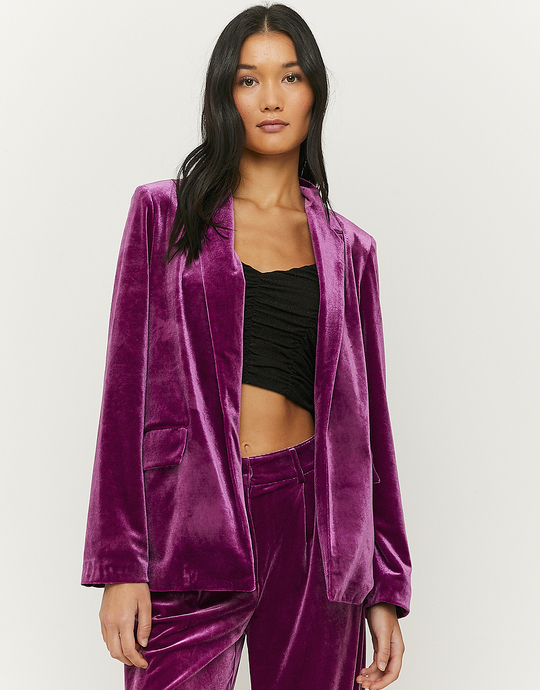 Blazer In Velluto Rosa | TALLY WEiJL