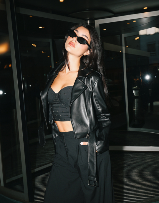 Veste Biker Noire | TALLY WEiJL