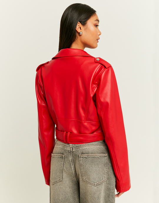 Veste Biker Rouge | TALLY WEiJL