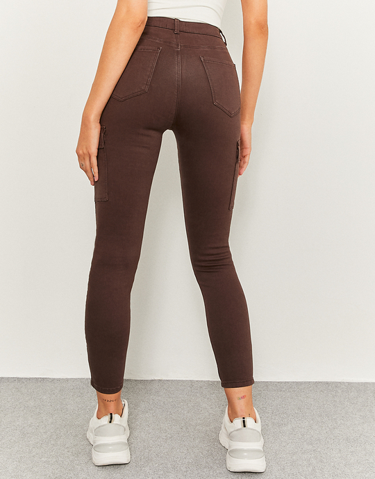 Purple High Waist Cargo Trousers | TALLY WEiJL