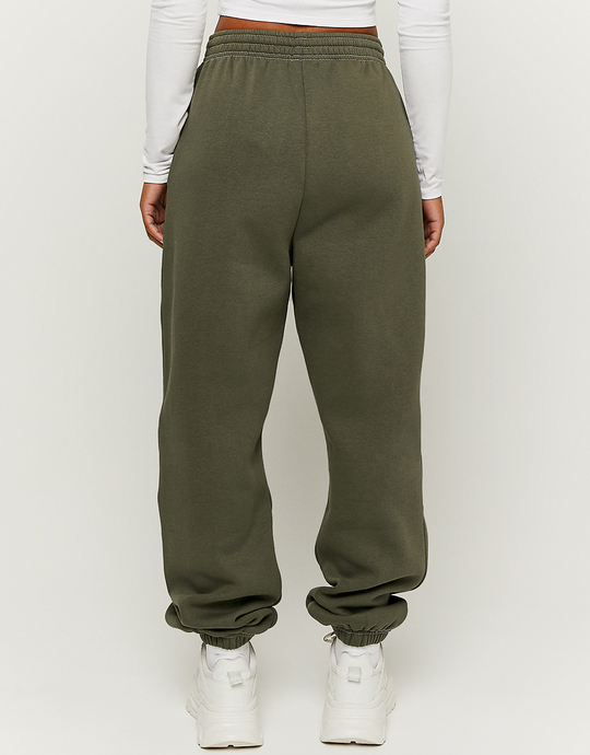 Green High Waist Joggers | TALLY WEiJL
