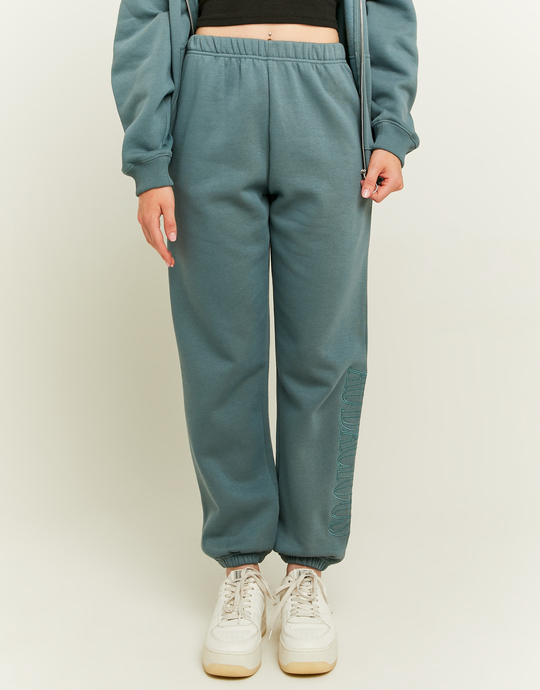 Blue Printed Joggers | TALLY WEiJL