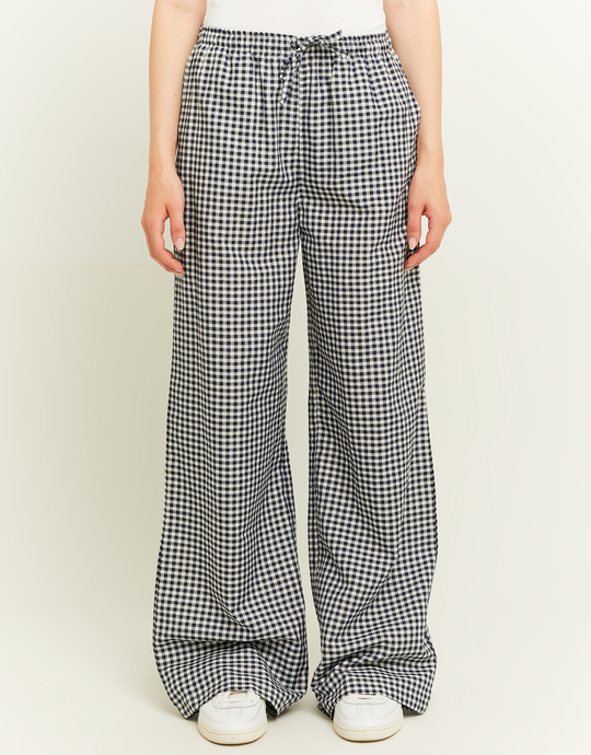 checkered pyjama - style trousers  | TALLY WEiJL