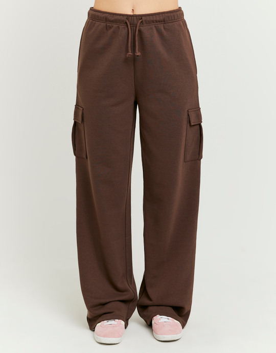 Pantalon de Jogging Cargo Loose Marron | TALLY WEiJL