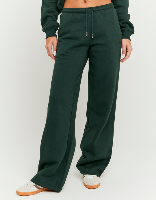 Pantalon de Jogging Long Vert | TALLY WEiJL