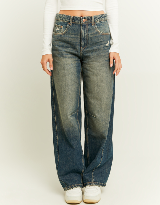 Dark Wash Baggy Jeans | TALLY WEiJL