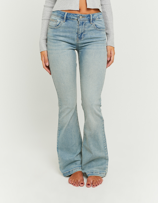 Mid Waist Bootcut Jeans | TALLY WEiJL