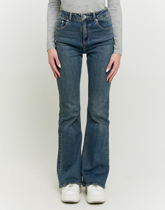 Blue Flare Jeans | TALLY WEiJL