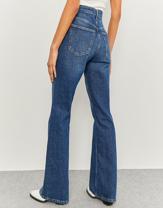Jeans A Zampa A Vita Alta Blu  | TALLY WEiJL