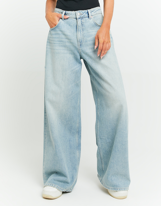 Mid Waist Palazzo Jeans | TALLY WEiJL