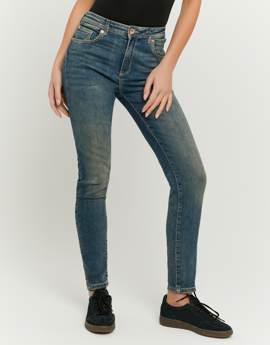 Jeans Skinny Push Up azzurri a vita media | TALLY WEiJL