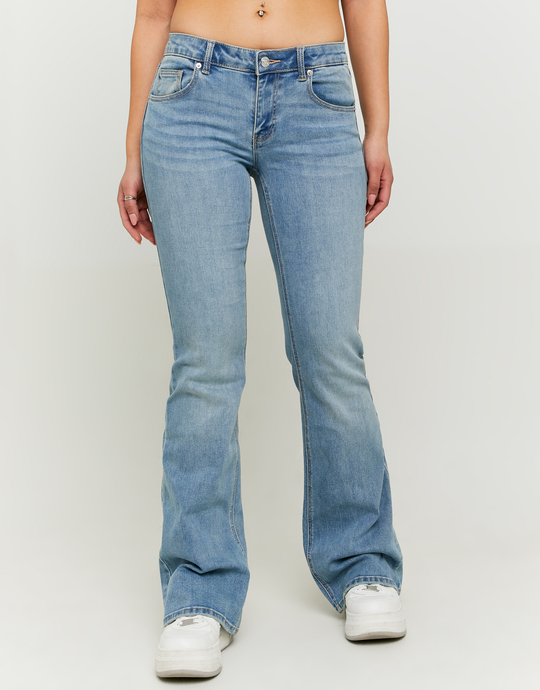 Jean Flare Taille Basse Bleu | TALLY WEiJL