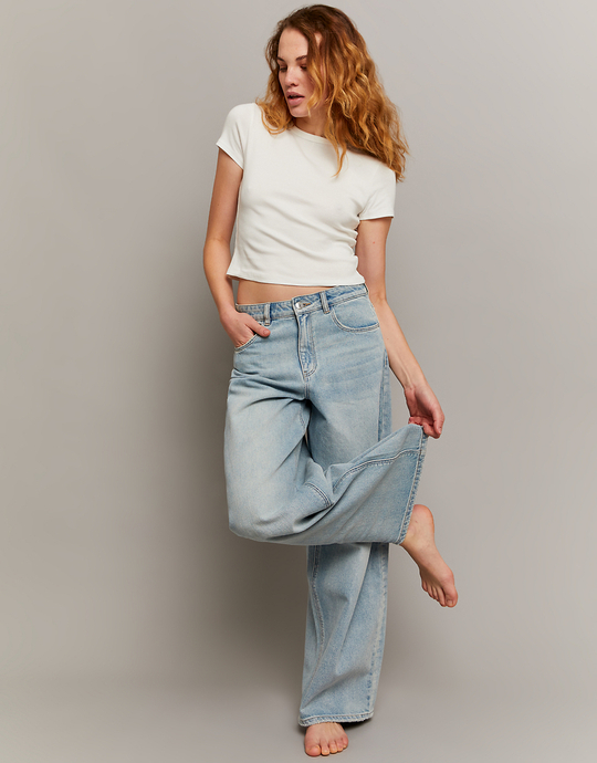 Mid Waist Baggy Jeans | TALLY WEiJL