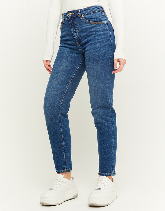 Jeans Blu Modello Mom a Vita Alta | TALLY WEiJL