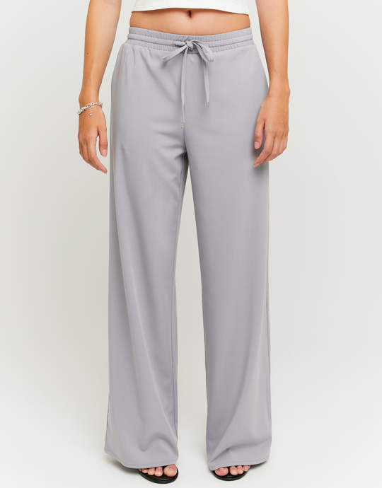 Wide Leg Mid Waist Jogger | TALLY WEiJL