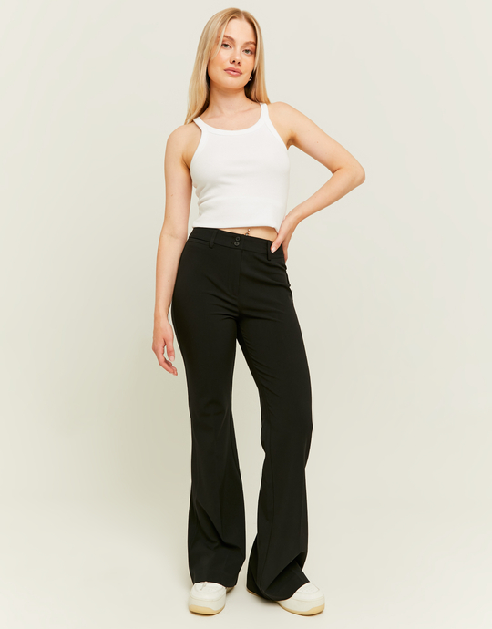 Schwarze Bootcut-Hose | TALLY WEiJL