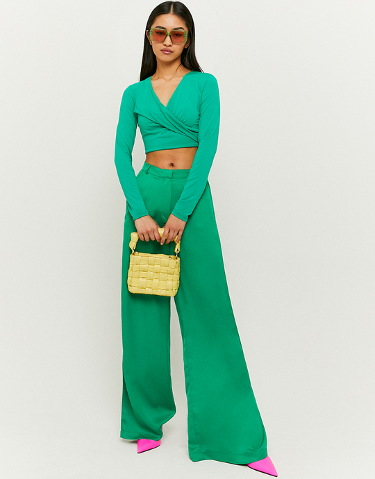 Pantalon Jambe Large Taille Haute | TALLY WEiJL