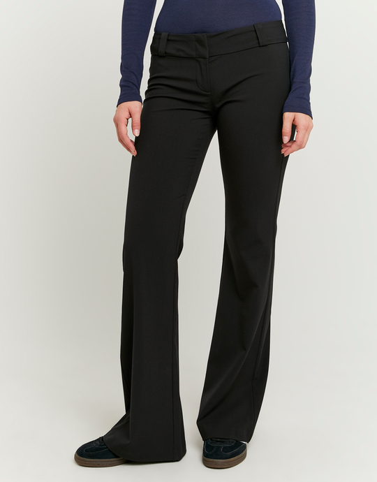 Schwarze Low Waist Hose | TALLY WEiJL