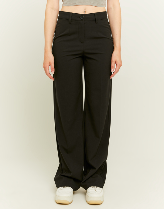 Pantalon Habillé Droit Noir | TALLY WEiJL