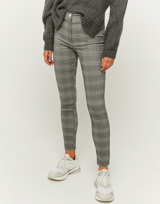 Grey High Waist Skinny Hose | TALLY WEiJL