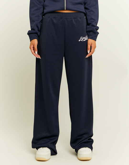 Pantaloni Sportivi Wide Leg Blu | TALLY WEiJL