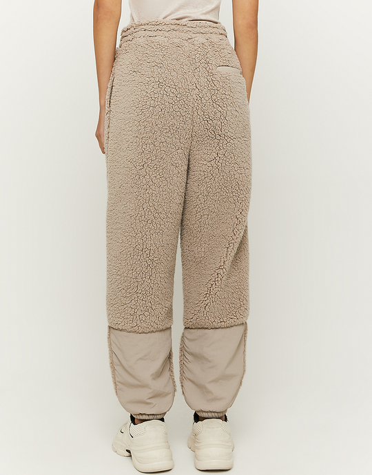 Faux Fur High Waist Joggers | TALLY WEiJL