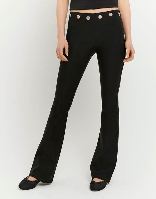 Black Flare Trouser | TALLY WEiJL