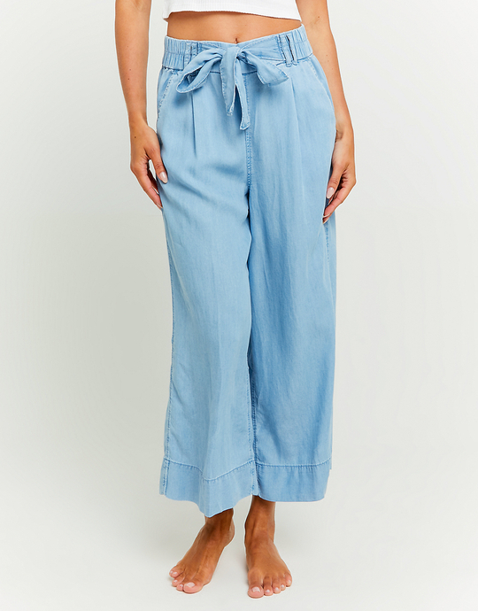 Pantaloni Leggeri Blu con Fascia Elastica in Vita | TALLY WEiJL