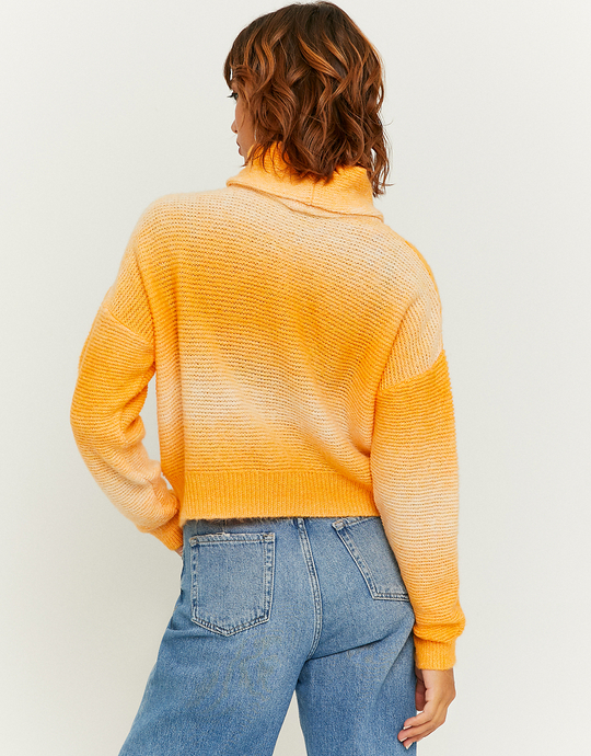 Pull Court Tie Dye jaune | TALLY WEiJL