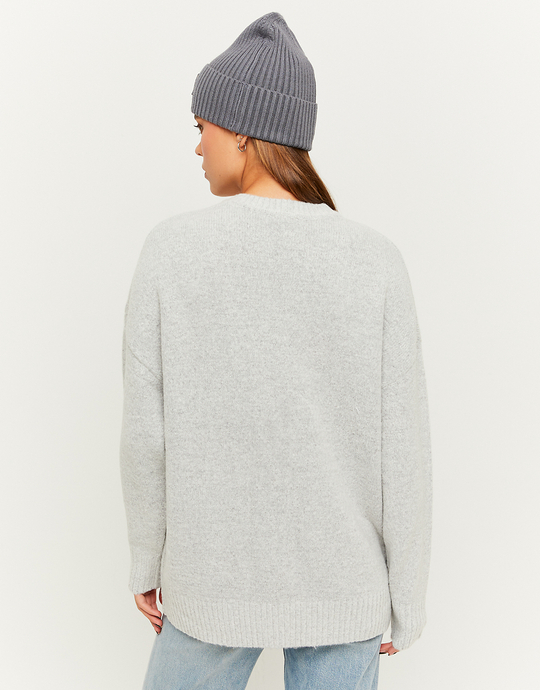 Grey Oversize Jumper | TALLY WEiJL