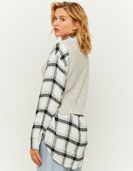 Πλεκτή Μπλούζα Με V Λαιμόκοψη | TALLY WEiJL