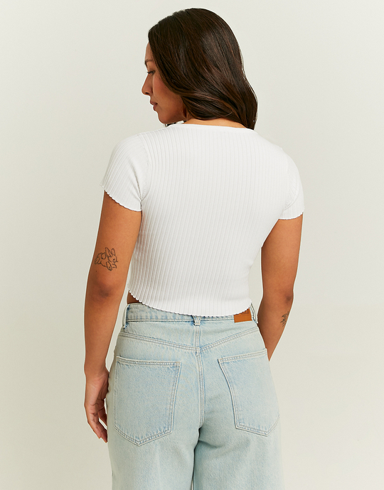 Tight Knit Cropped Top | TALLY WEiJL