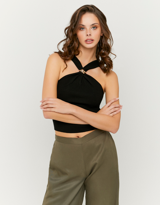 Black Halter Top | TALLY WEiJL