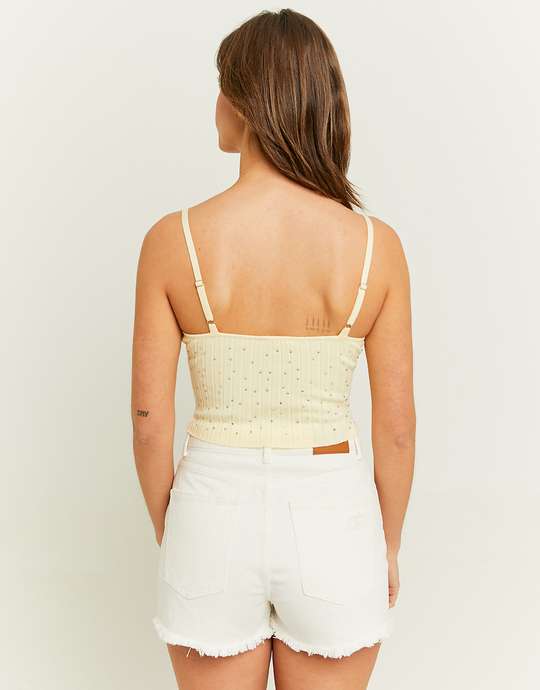 Knit Top with Strass | TALLY WEiJL